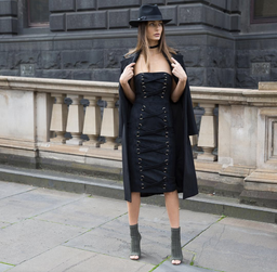 Misha Petra Dress Black Size 6 for rent on The Volte - image 2