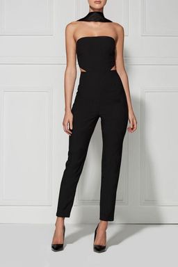 MISHA Black Christa Pantsuit Black Size 4/0 for rent on The Volte - image 2