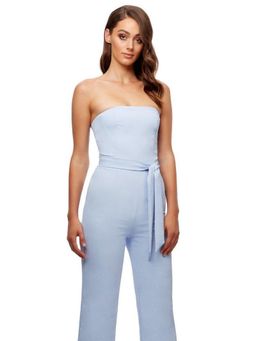 Kookai Oyster Jumpsuit in Ice Blue size 12 for rent on The Volte - image 1