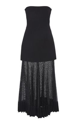 Dion Lee Net Pleat Dress Black Size 10 for rent on The Volte - image 2