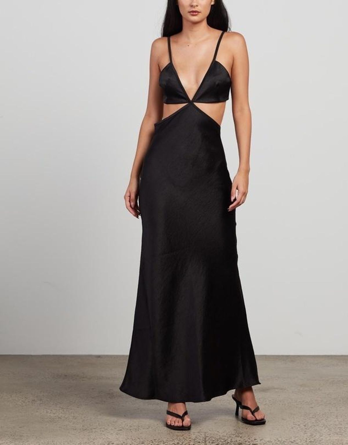 Bec & Bridge Veronique Maxi Dress Black Size 8 for rent on The Volte - main image