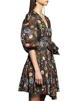 Ginger & Smart Synchronize Wrap Dress Print Size 10 for rent on The Volte - image 3