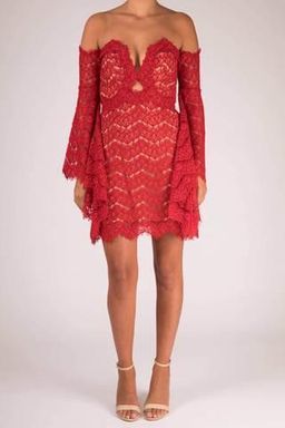 Thurley Love Lost Dress Red Size 8 for rent on The Volte - image 1