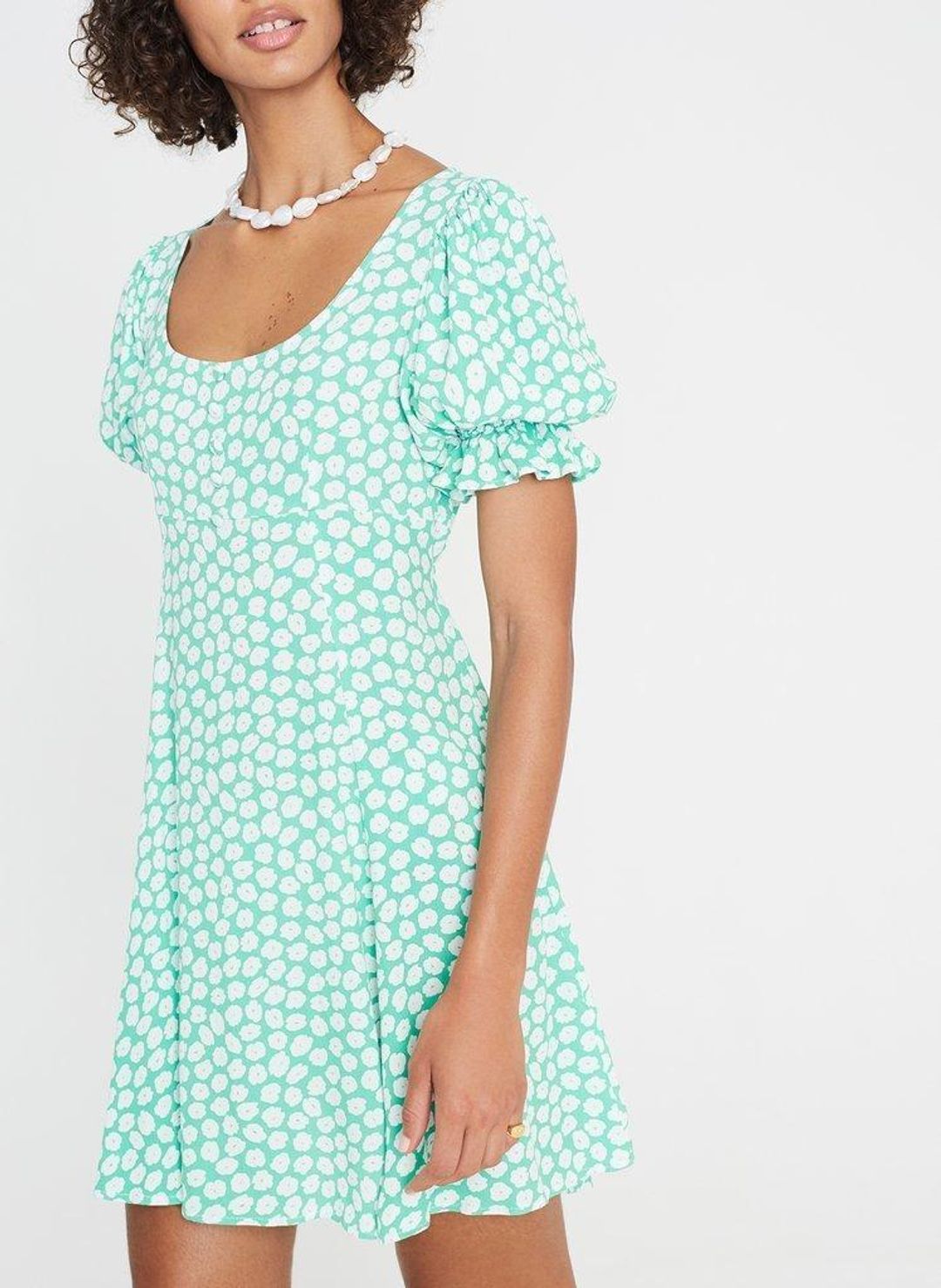 Faithfull the Brand La Barben Mini Dress Print Size 8 for rent on The Volte - main image