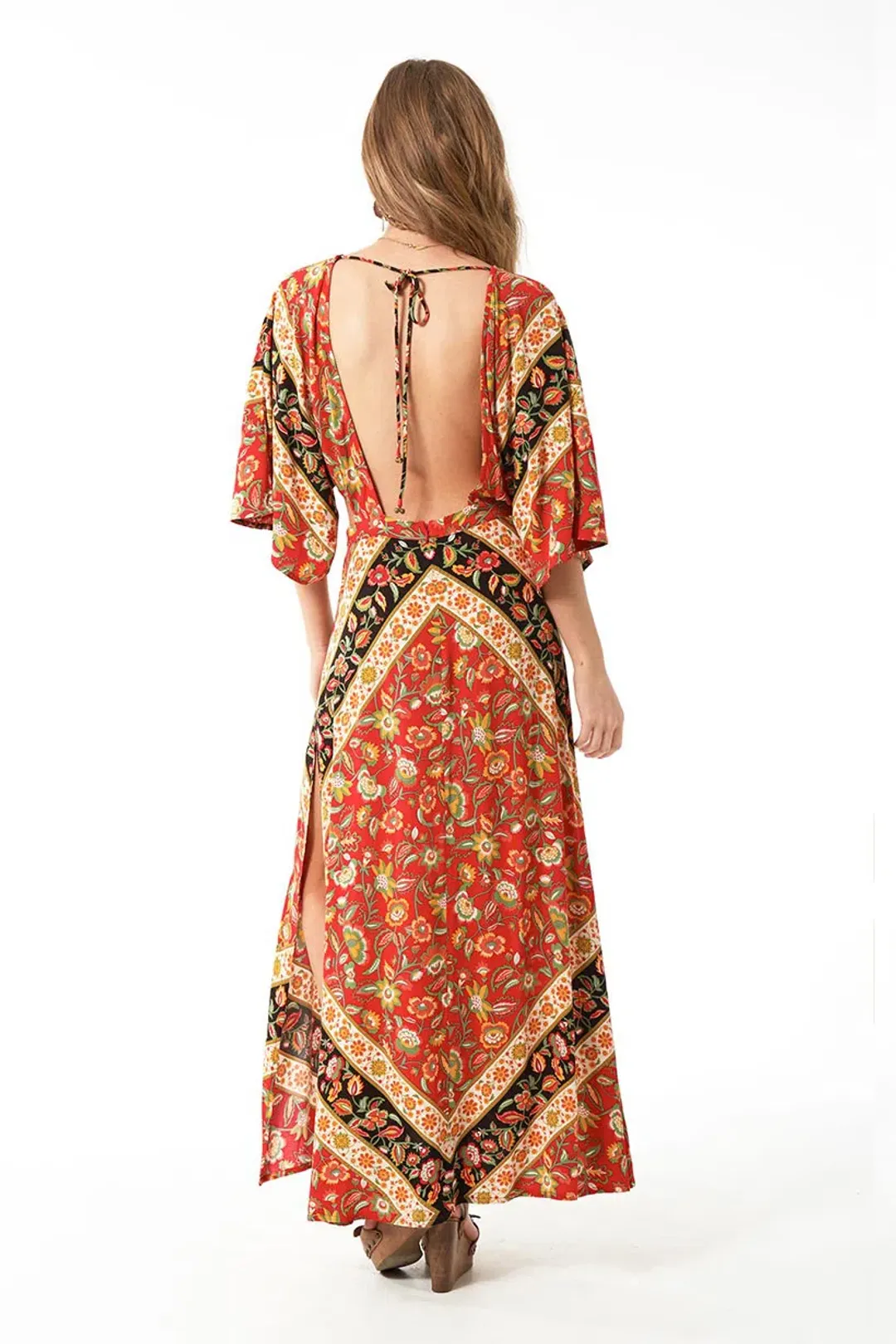 Spell and The Gypsy Lolita Cutout Dress Print Size 8 for rent on The Volte - main image