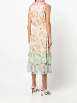 Zimmermann Tempo Frilled Midi Dress Print Size 14 for rent on The Volte - image 2