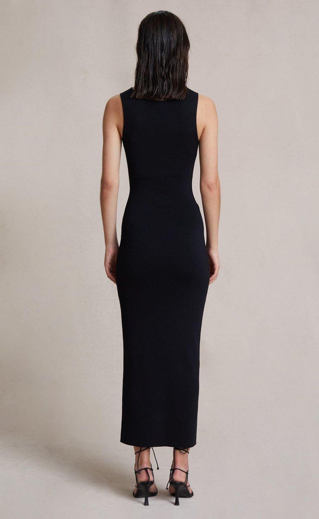 Bec & Bridge Sorbet Summer Midi Dress Black Size 8 for rent on The Volte - main image