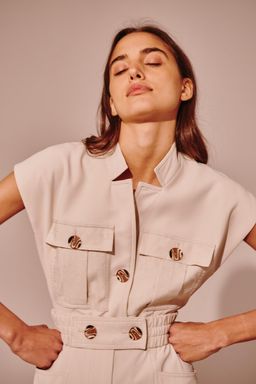 C/MEO Collective Consistent Jumpsuit White Size XS for rent on The Volte - image 4