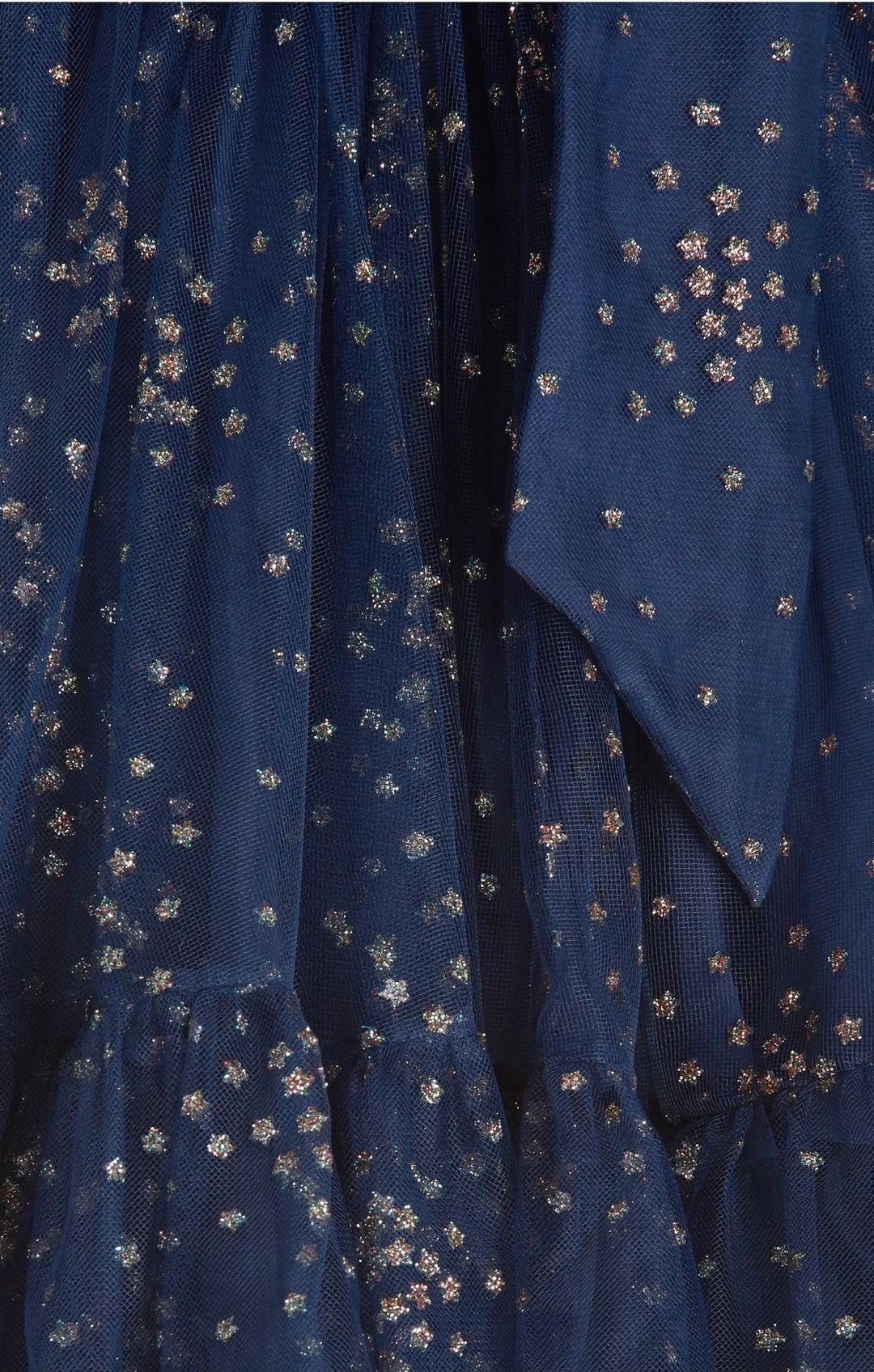 Zimmermann Rhythm Ruched Glitter Mini Dress Blue Size 1/ AU 10 for rent on The Volte - main image