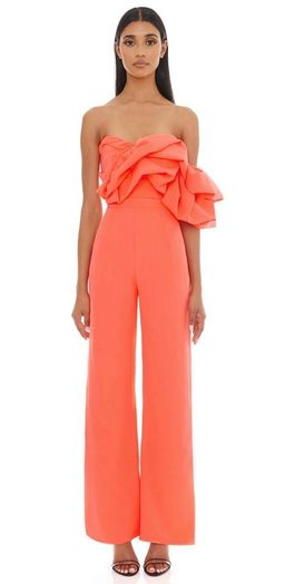 Eliya The Label Layla Pantsuit Orange Size 12 for rent on The Volte - image 3