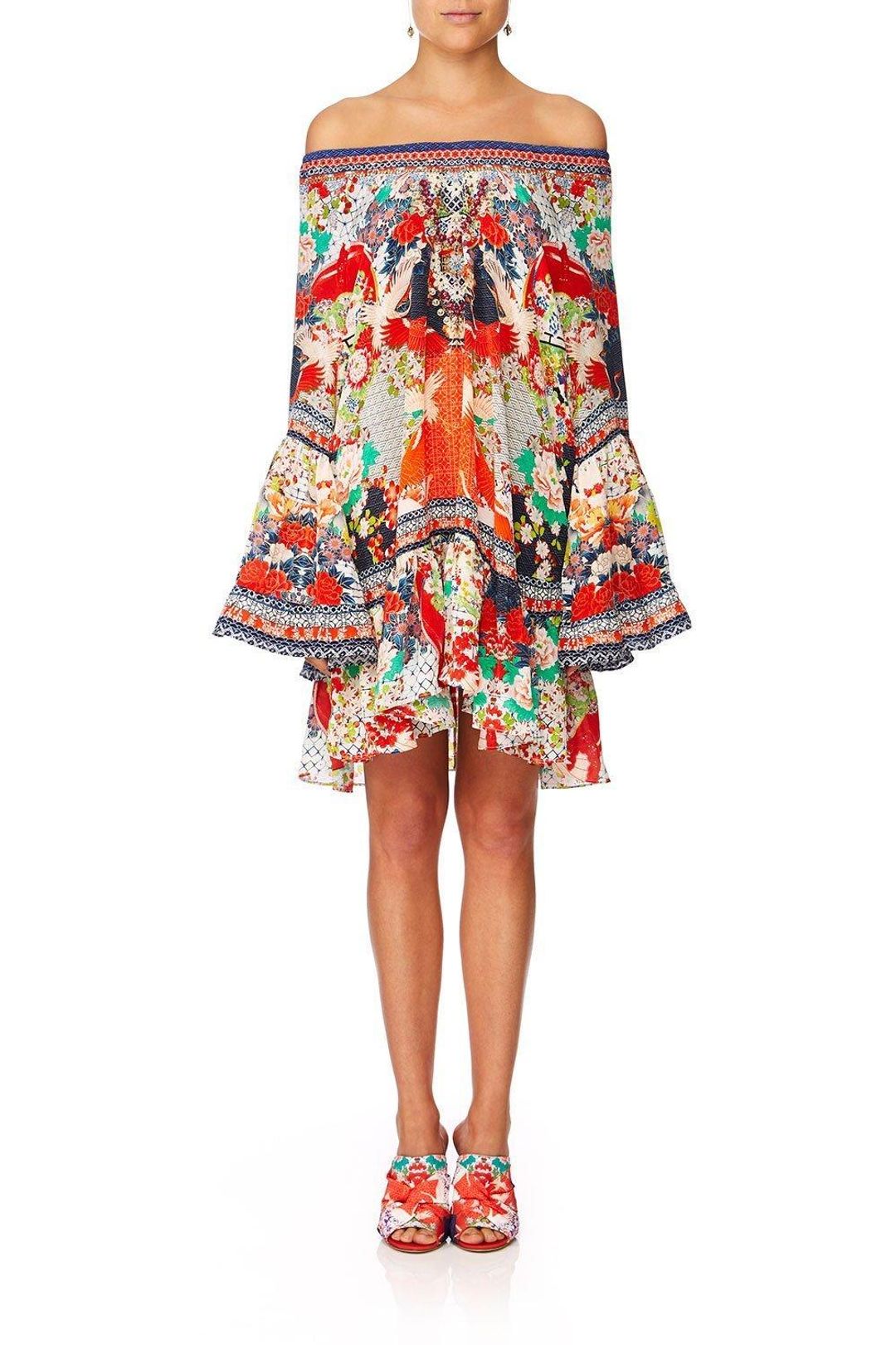 Camilla 'Geisha Girl' A Line Frill Dress Size XL for rent on The Volte - main image