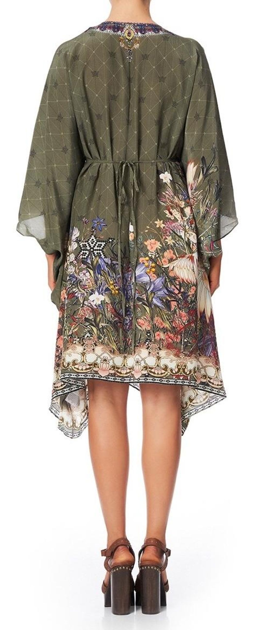 Camilla Watchful Wings Short Kaftan One Size for rent on The Volte - main image