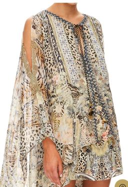 Camilla Moto Maiko Long Sheer Overlay Dress Print One Size for rent on The Volte - image 6
