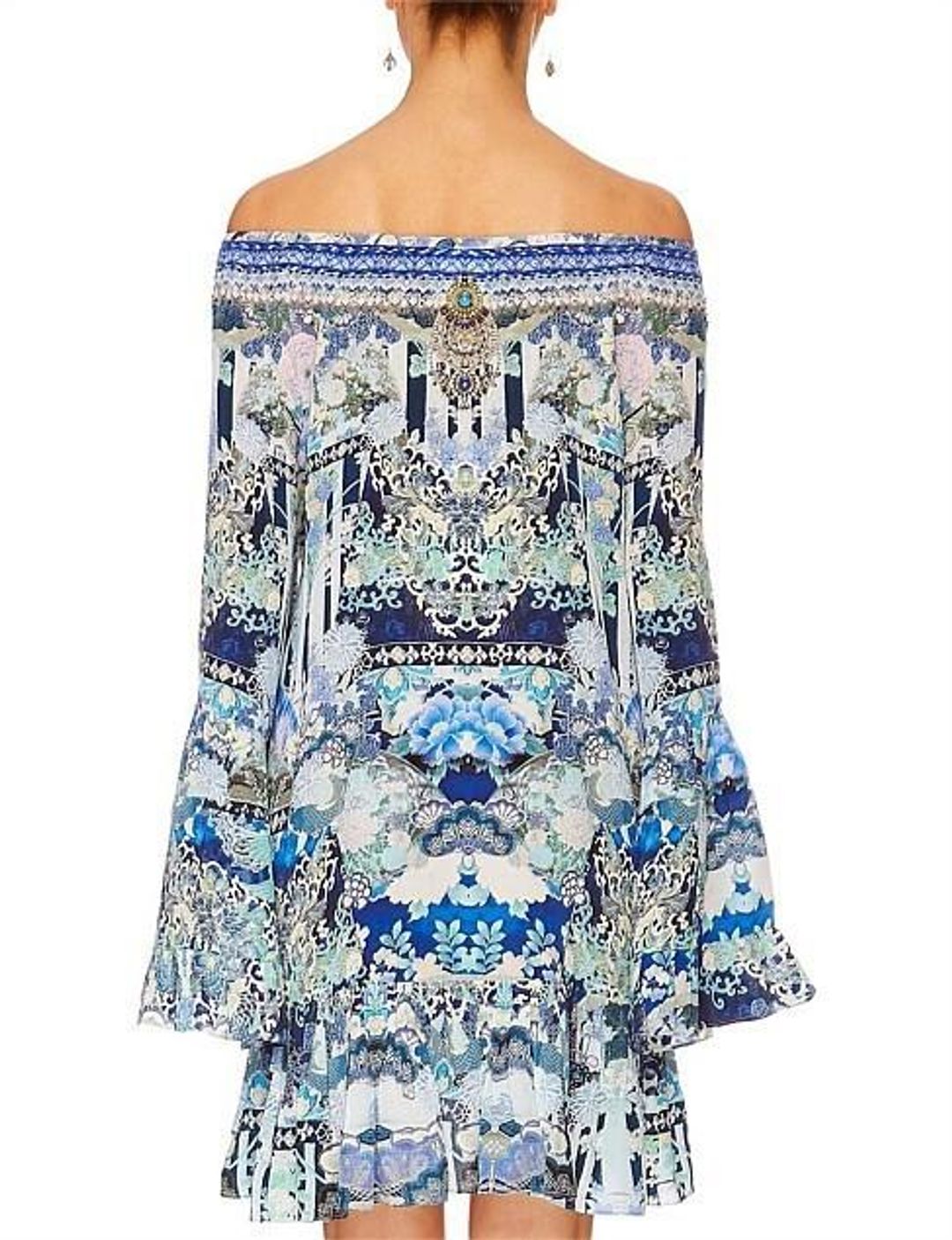 Camilla 'Cloud Dancer' A Line Frill Dress Size M for rent on The Volte - main image