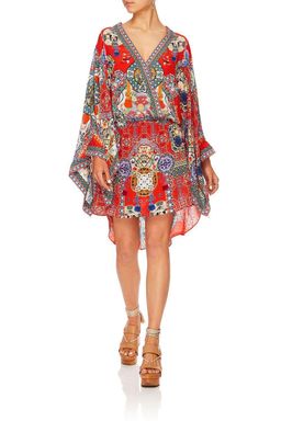 Camilla 'Found in Translation' V-neck Kimono Dress with Tie Size 14 for rent on The Volte - image 2