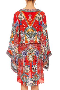 Camilla 'Found in Translation' V-neck Kimono Dress with Tie Size 14 for rent on The Volte - image 3