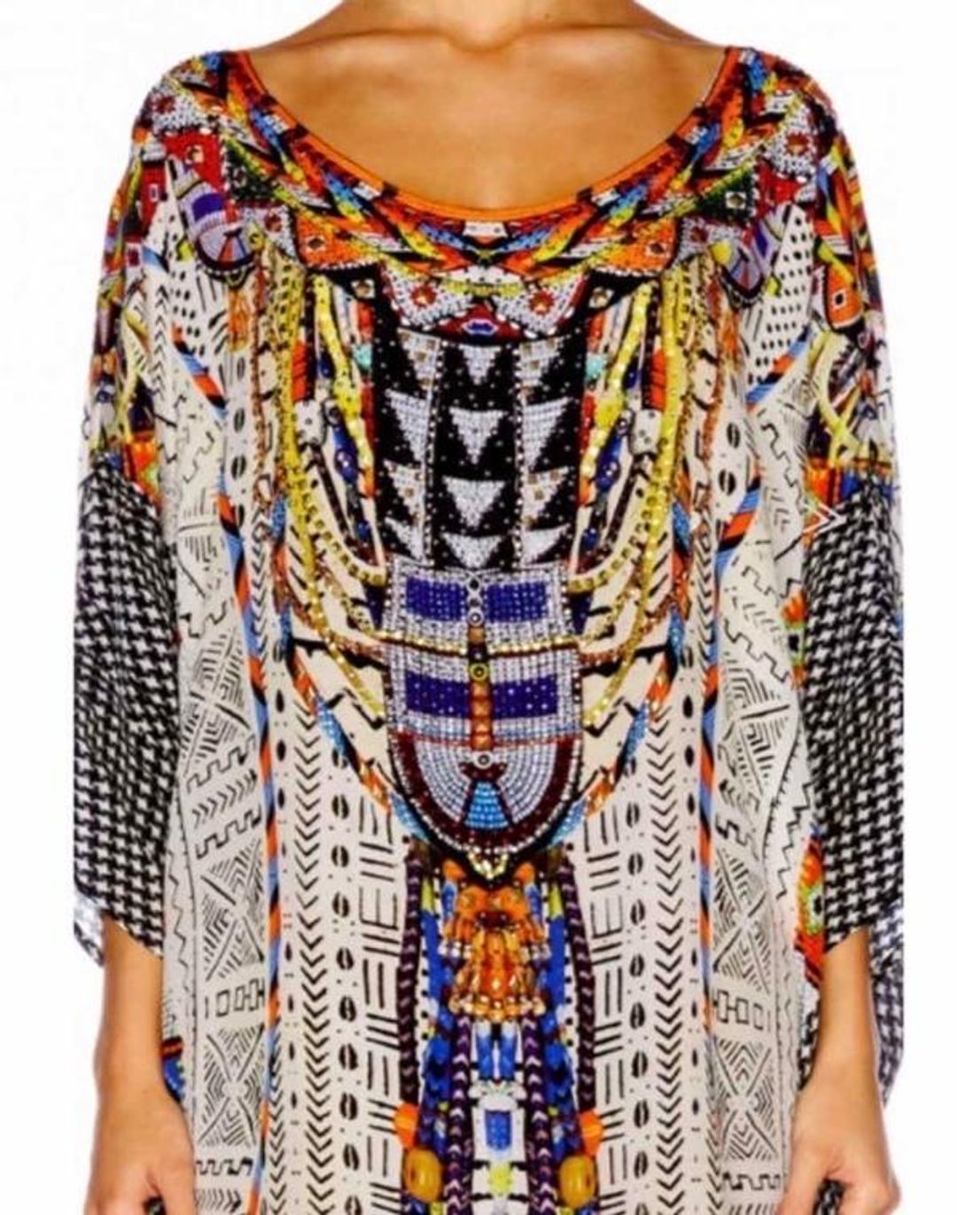 Camilla Echoes of Engai Scoop Back Hem Dress One Size for rent on The Volte - main image