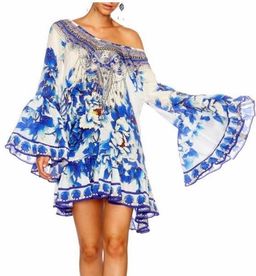 Camilla 'Ring of Roses' A Line Frill dress Size M for rent on The Volte - image 3