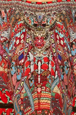 Camilla Queen Alika A Line Frill Dress Print Size 12 for rent on The Volte - image 5