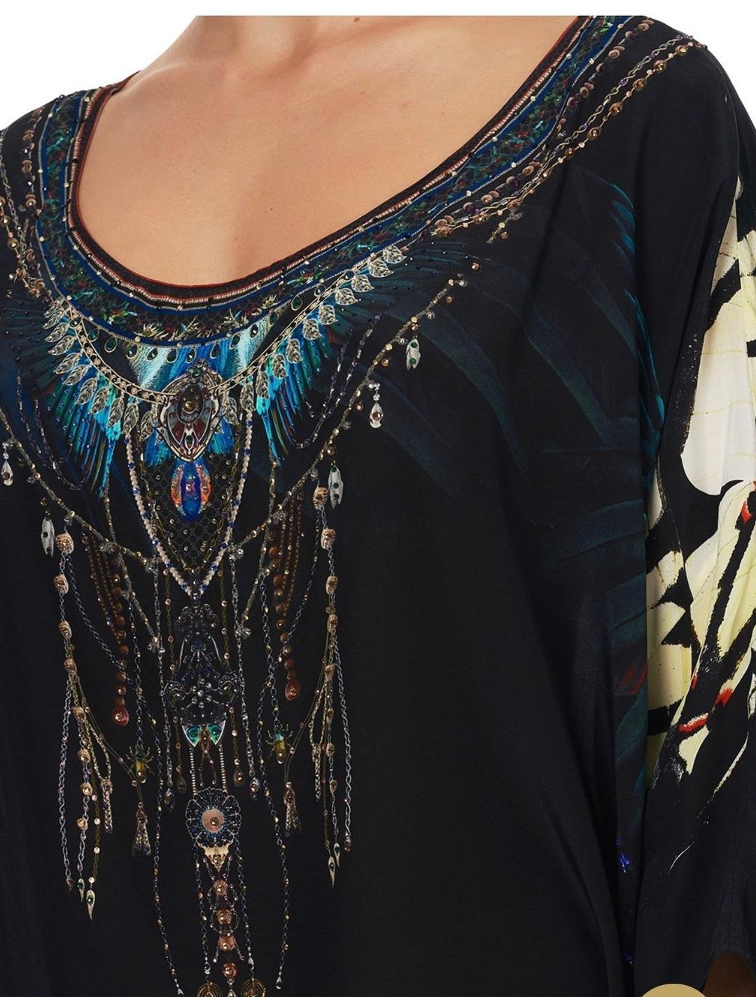 Camilla Night Flight Scoop Back Hem Dress Print Size 16 for rent on The Volte - main image