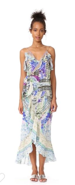 Camilla Dear Diary Dress with Frill and Long Back Size M for rent on The Volte - image 5