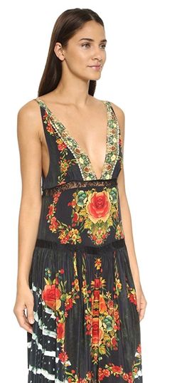 Camilla Lift the Veil V Neck Maxi Dress Print Size 14 for rent on The Volte - image 7