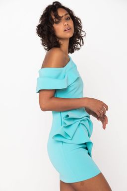 Mossman Into The Deep Dress Blue Size 8 for rent on The Volte - image 2