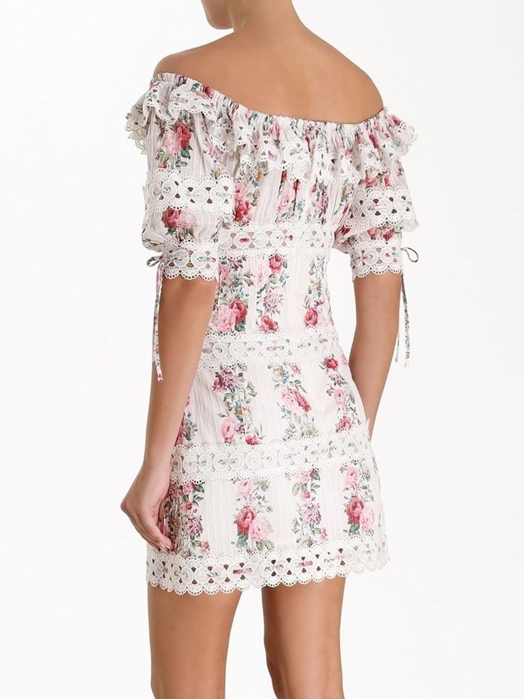 Zimmermann Honour Pintuck Panelled Mini  size 8 for rent on The Volte - main image
