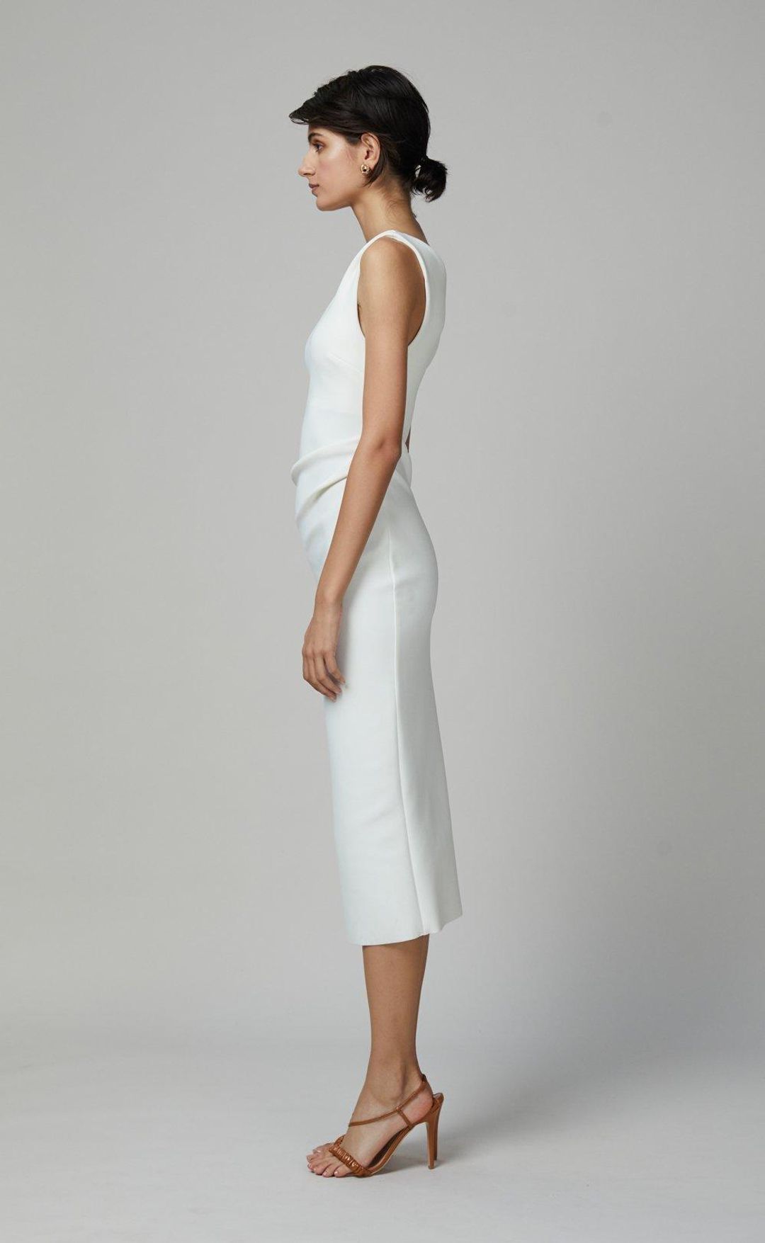 Bec & Bridge Gemma Asym Midi Dress size 10 for rent on The Volte - main image