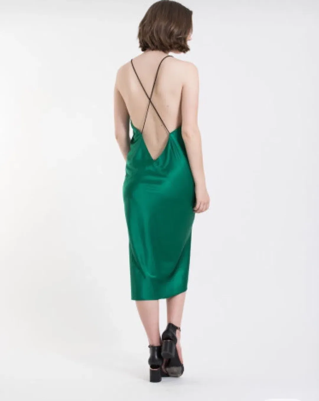 Maurie & Eve Sunrise Dress Green Size 10 for rent on The Volte - main image