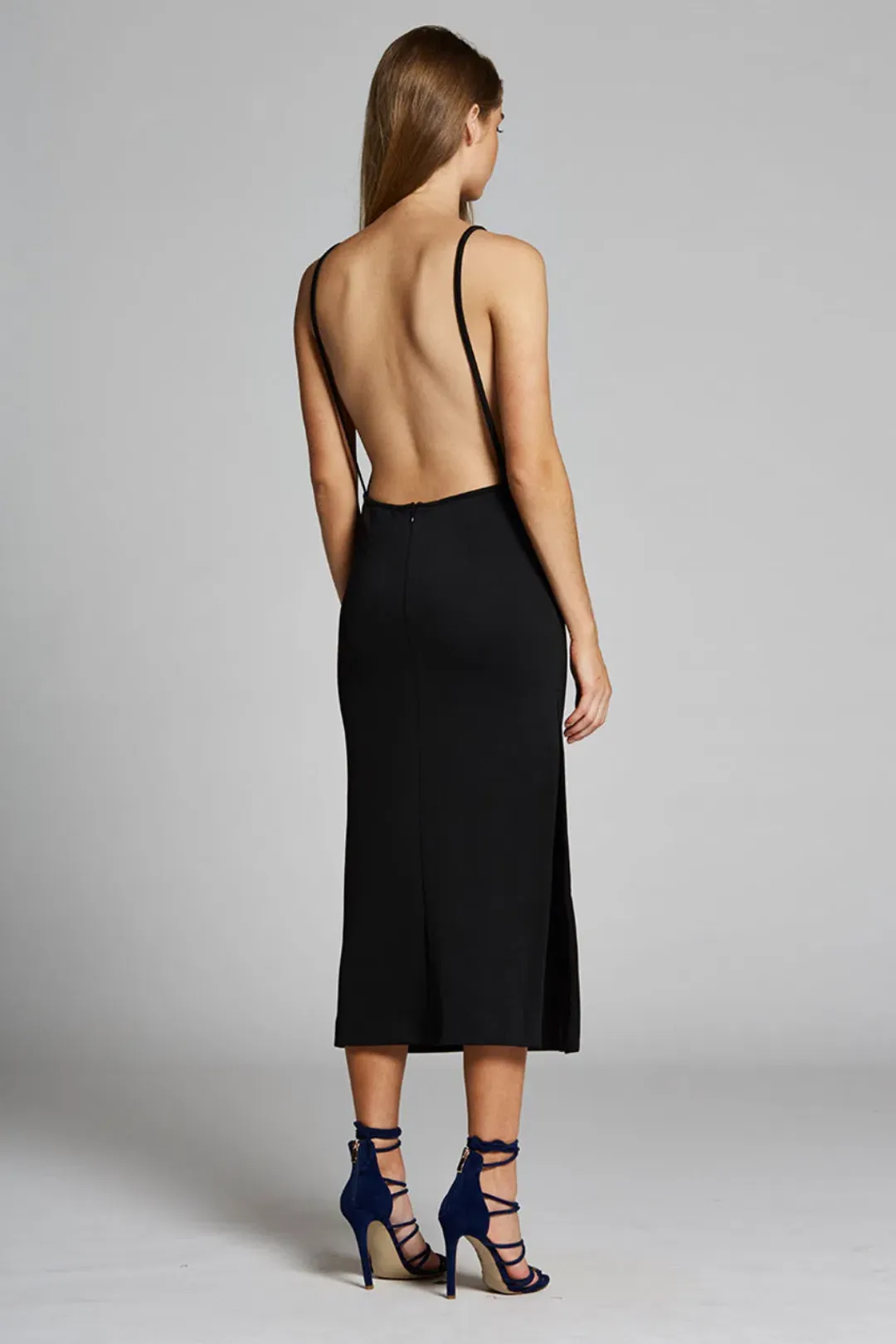 Maurie & Eve Maarit Dress Black Size10 for rent on The Volte - main image