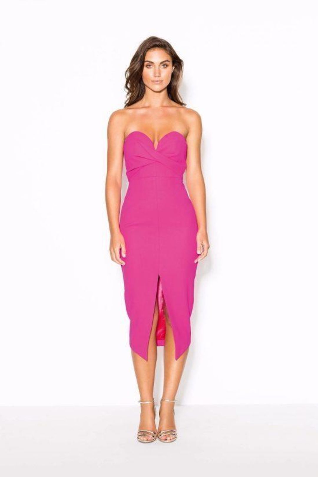 Sheike Scandal Dress Pink Size 10  for rent on The Volte - main image