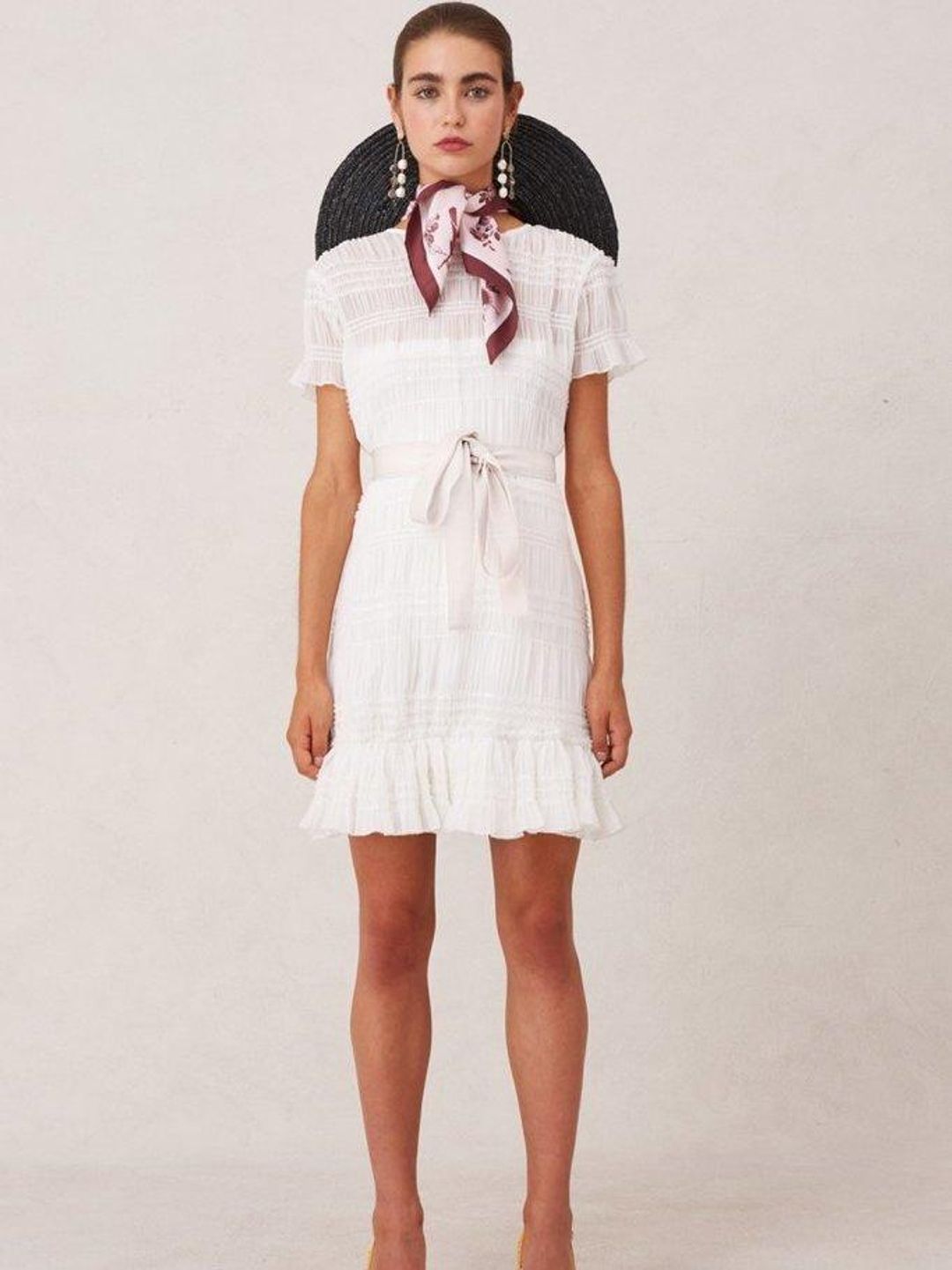 Keepsake The Label Naive Mini Dress white Size 12 for rent on The Volte - main image