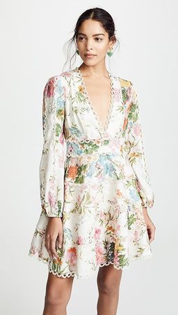 Zimmermann Heathers Flounce Short Dress Print Size 8 for rent on The Volte - image 2