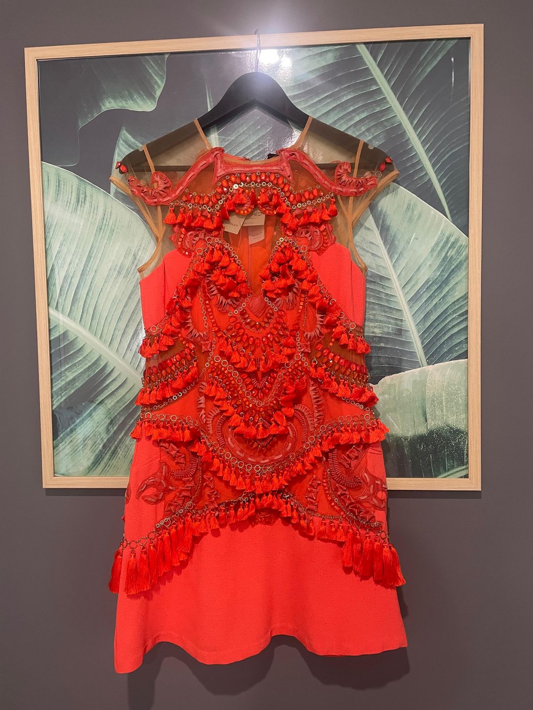 Thurley Cloud Nine Illusion Dress Red Size 10 for rent on The Volte - main image