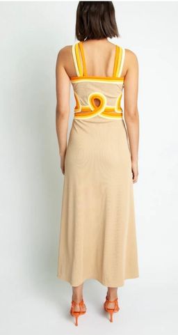Christopher Esber Looped Verner Bind Multi Strapped Dress Print  Size 8 for rent on The Volte - image 3