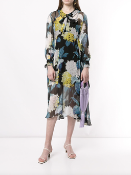 Alice McCall Wild Frontier Midi Dress Floral Print Size 4  for rent on The Volte - image 1