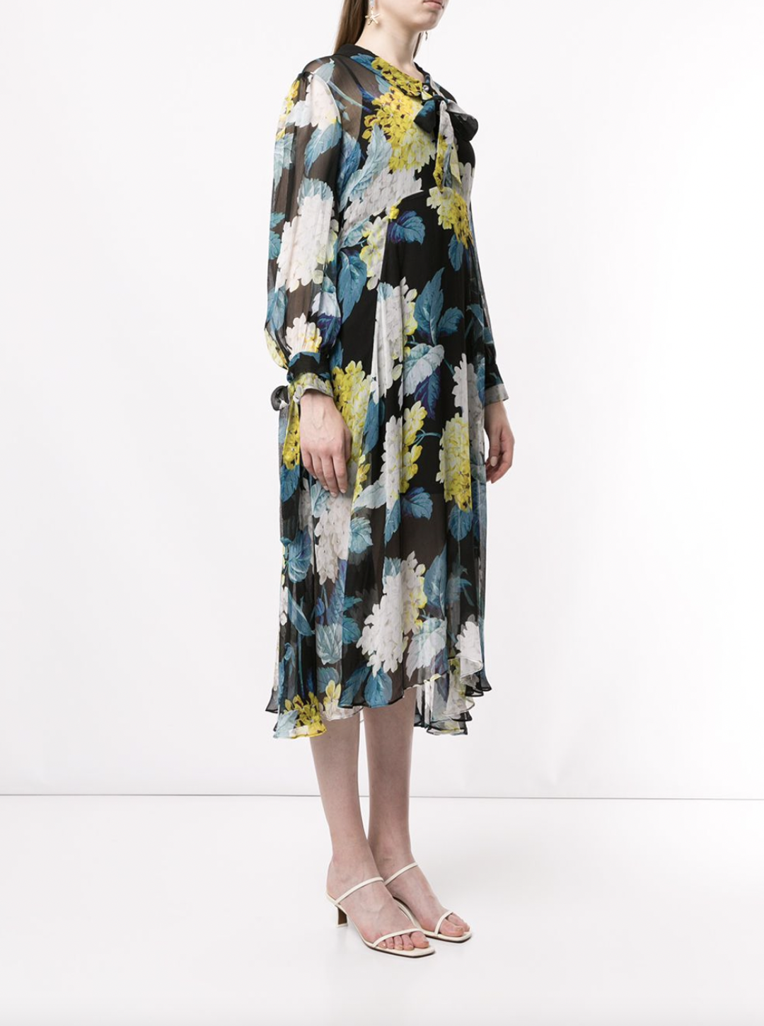 Alice McCall Wild Frontier Midi Dress Floral Print Size 4  for rent on The Volte - main image
