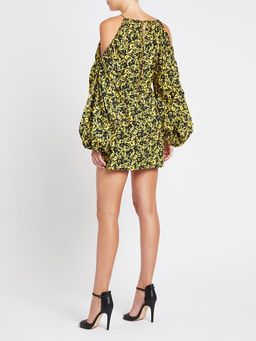 Camilla and Marc Monet Mini Dress Print Yellow Size 8 for rent on The Volte - image 3