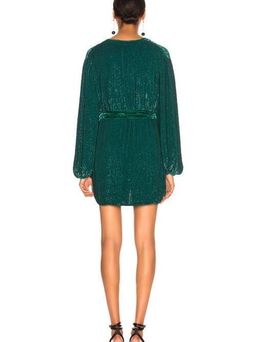 Retrofete Gabrielle Robe Dress Emerald Size 6 for rent on The Volte - image 3