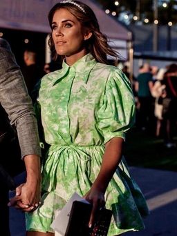 SWF Mini Collar Dress Green Size 8 (also fits Size 10) for rent on The Volte - image 4