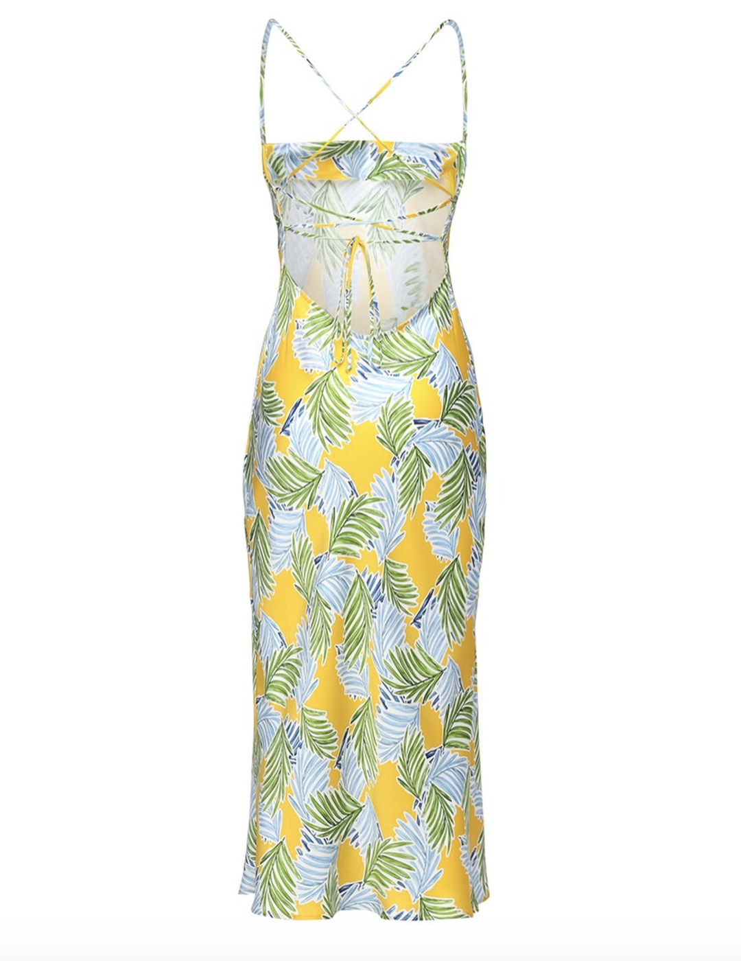 Bec and Bridge Palm Paradise Midi Dress Print Size 14 for rent on The Volte - main image