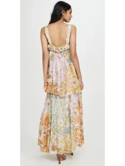 Zimmermann Super Eight Maxi Dress Floral Size 0 / AU 8 for rent on The Volte - image 3