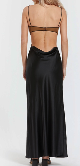 Bec & Bridge Agatha Cut Out Midi Dress Black Size 10 for rent on The Volte - image 3