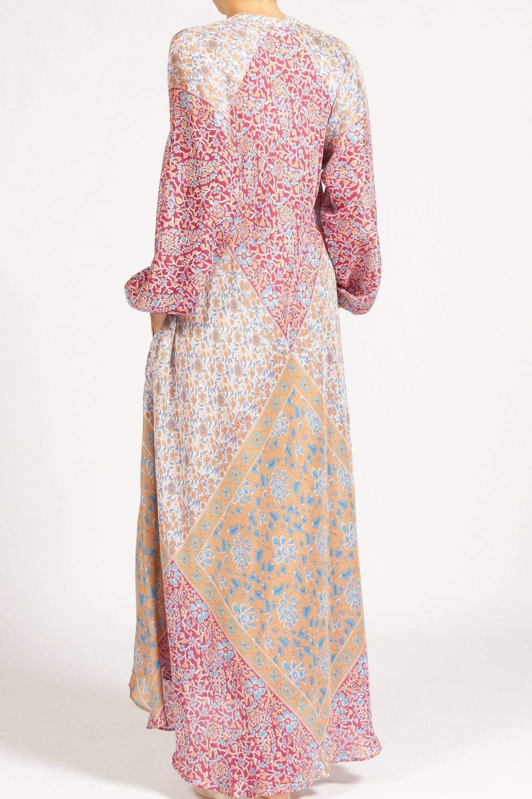 Flannel Equinox Maxi Dress Print Size 8 for rent on The Volte - main image