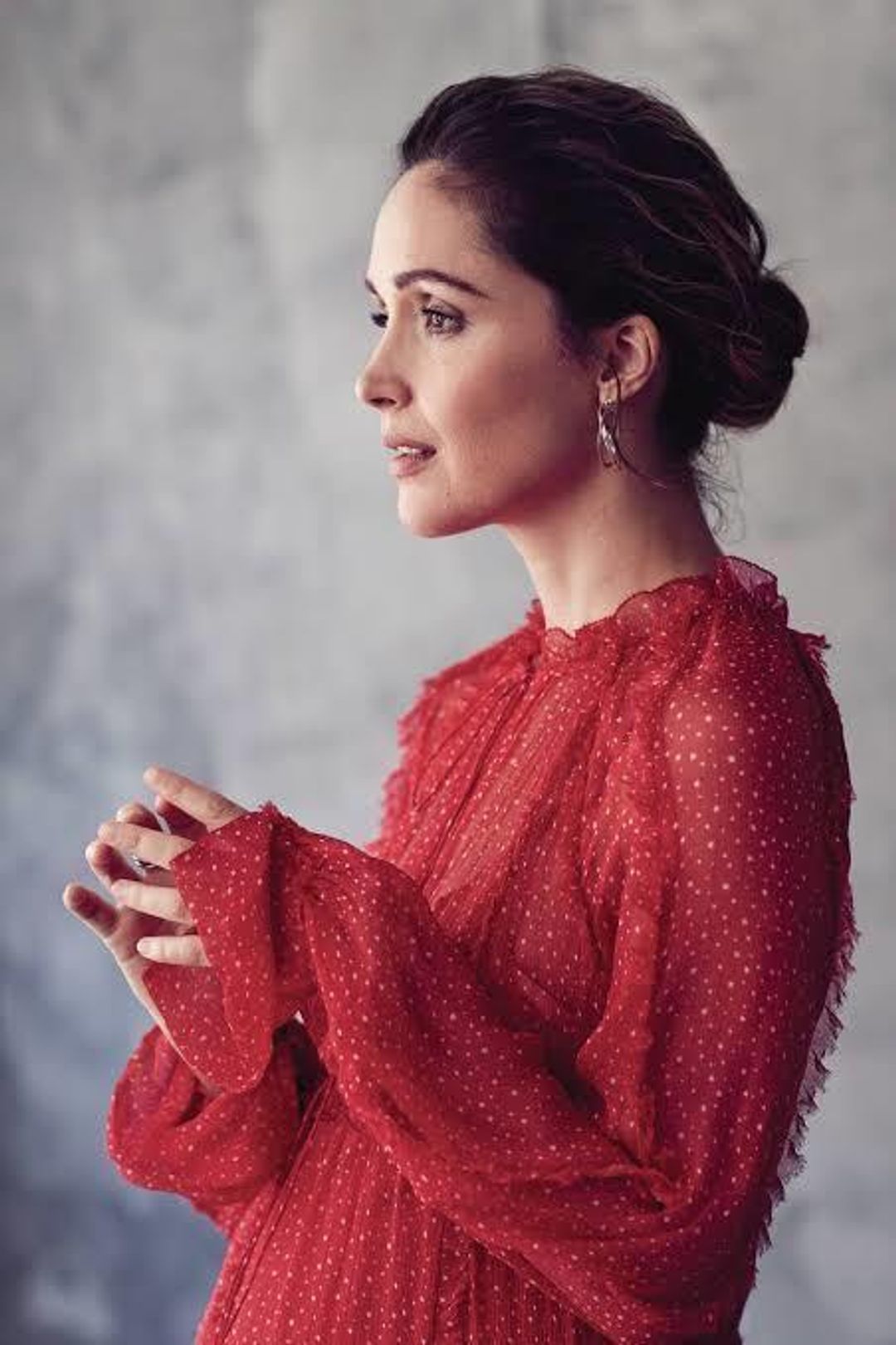 Lee Mathews Ladybird Silk Dress Red Size 8 for rent on The Volte - main image