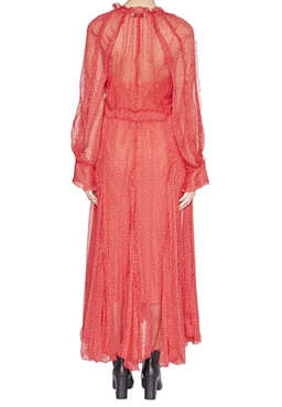 Lee Mathews Ladybird Silk Dress Red Size 8 for rent on The Volte - image 3