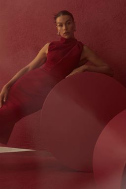 Mossman The Edge of Glory Dress Red Size 12 for rent on The Volte - image 7