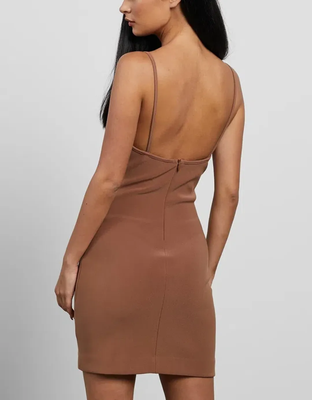 Bec & Bridge Maddison Mini Dress Brown Size 8 for rent on The Volte - main image