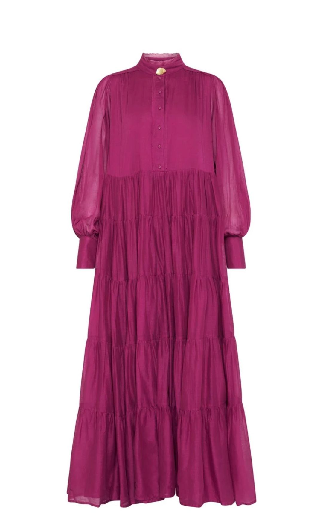 Aje Run Free Maxi Dress Pink Size 8 for rent on The Volte - main image